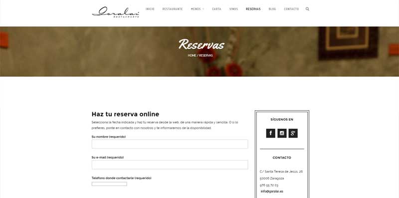 Diseño página web autogestionable Zaragoza